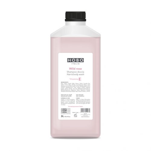 Hobo Sampon és tusfürdő - Wild rose utántöltő 3 liter