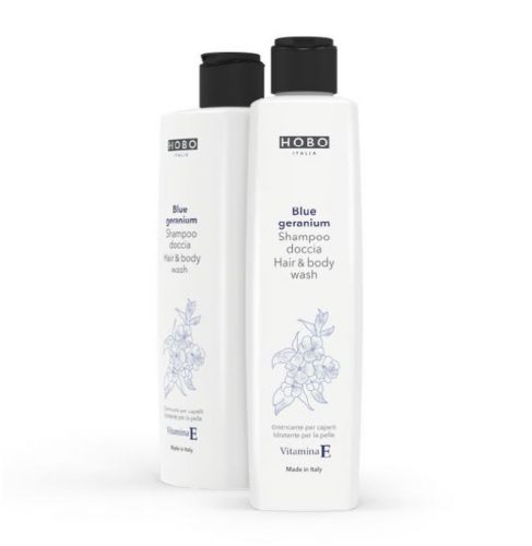 Hobo Sampon és tusfürdő - Blue Geranium 250ml