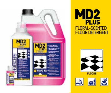 MD2 Plus virág illatú felmosószer 40ml Ultrakoncentrátum